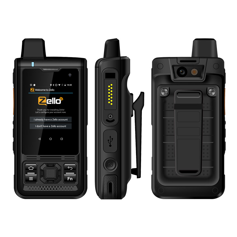 2.4 Inch touch screen IP68 Waterproof 4G LTE POC SOS Button WIFI walkie talkie zello Android 8.1 phone Radio SOS Android Phone with NFC UNIWA B8000