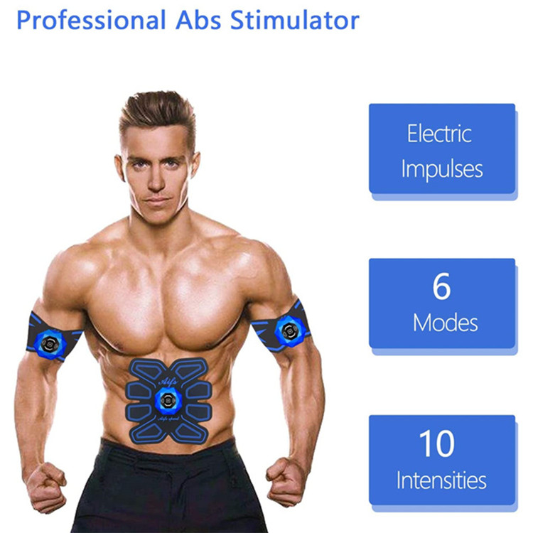 3 In 1 Abdominal Muscle Trainer Smart Body Building Fitness Belly Arm Intelligent Muscle Trainer Men/Women Athletic