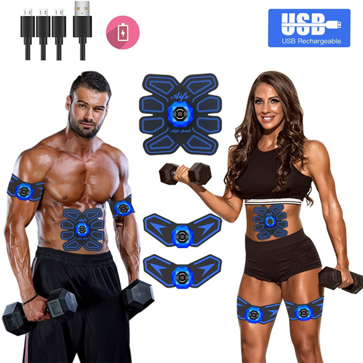 3 In 1 Abdominal Muscle Trainer Smart Body Building Fitness Belly Arm Intelligent Muscle Trainer Men/Women Athletic