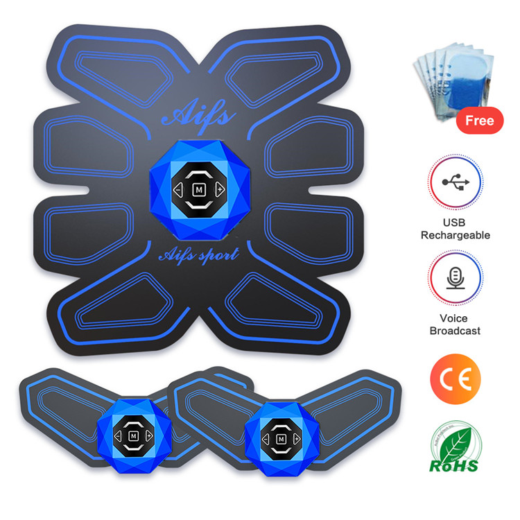 3 In 1 Abdominal Muscle Trainer Smart Body Building Fitness Belly Arm Intelligent Muscle Trainer Men/Women Athletic