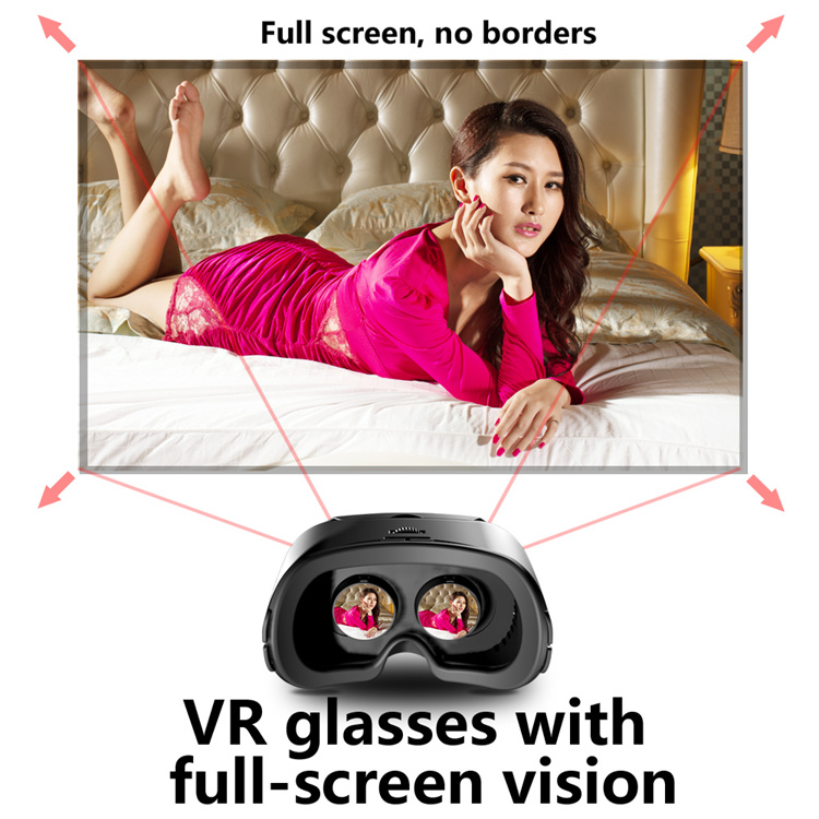 VR Glass Virtual Reality Glasses Stereo Cardboard Headset Helmet For IOS Android Smartphone
