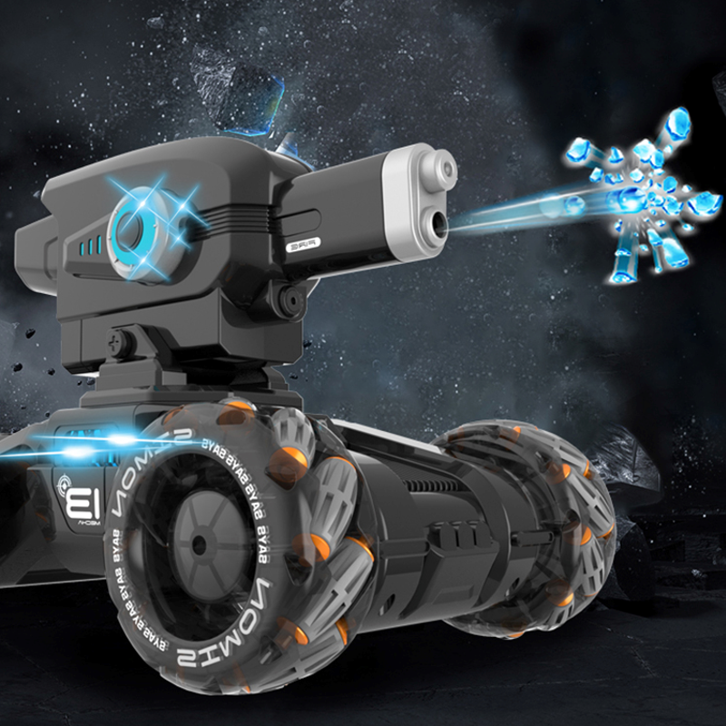 Rechargeable Remote Control Tank with Watch Gesture Sensing RC Car Water Bomb Drift Toy Car Multifunctional Off-road Kids Toy Gift
