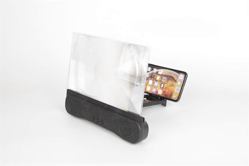 12 Inch Mobile Phone Screen Magnifier With Bluetooth Double Speaker 360° Surround Sound HD Video Amplifier Stand For Enlarge Phone Screen