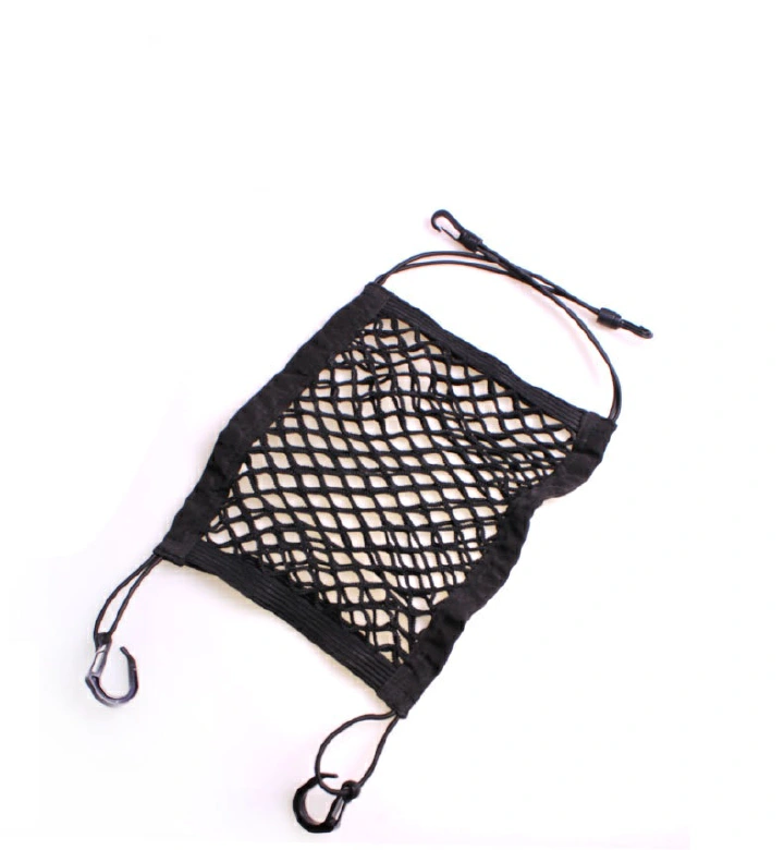 Universal Elastic Mesh Net Trunk Bag Car Mesh Organizer Seat Back Net Bag Barrier of Backseat Pet Kids Cargo Tissue Purse Holder Driver Storage Netting Pouch