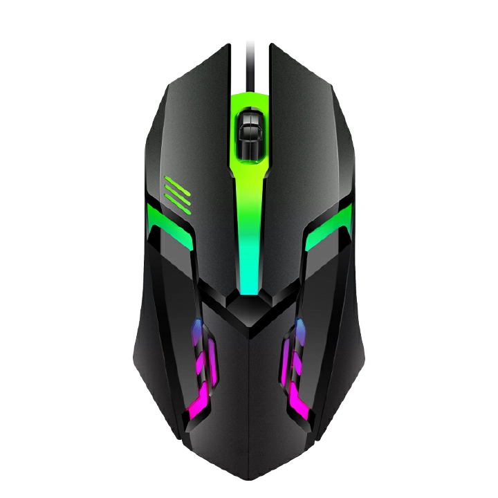 Computer Mouse USB Wired Gaming Mouse RGB LED Light E-sports