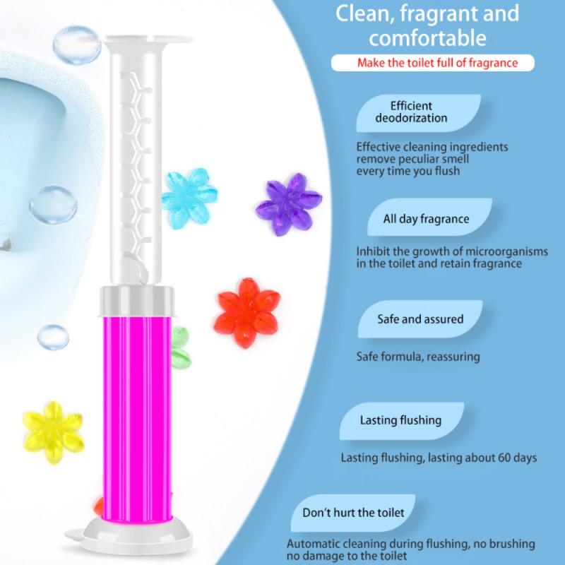 Flower Aromatic Toilet Gel Toilet Deodorant Cleaner Toilet Fragrance Remove Odors Household Cleaning Chemicals Toilet Cleaner