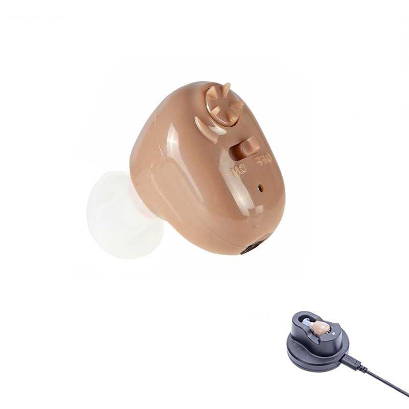 2022 new arrival best ITC Hearing Aid Rechargeable Hearing Amplifier Ear Hearing Aid for The Elderly Sound Amplifier for Hearing Loss Aids