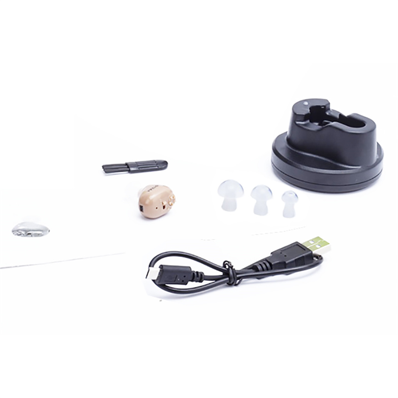 2022 new arrival best ITC Hearing Aid Rechargeable Hearing Amplifier Ear Hearing Aid for The Elderly Sound Amplifier for Hearing Loss Aids