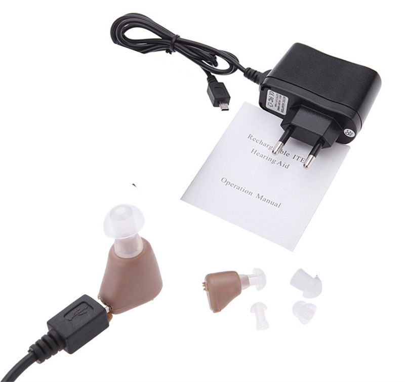 2022 New Arrivals Hearing Aids Rechargeable Mini Hearing Aid Sound Amplifier Invisible Hear Clear For The Elderly Deaf Ear Care Tools