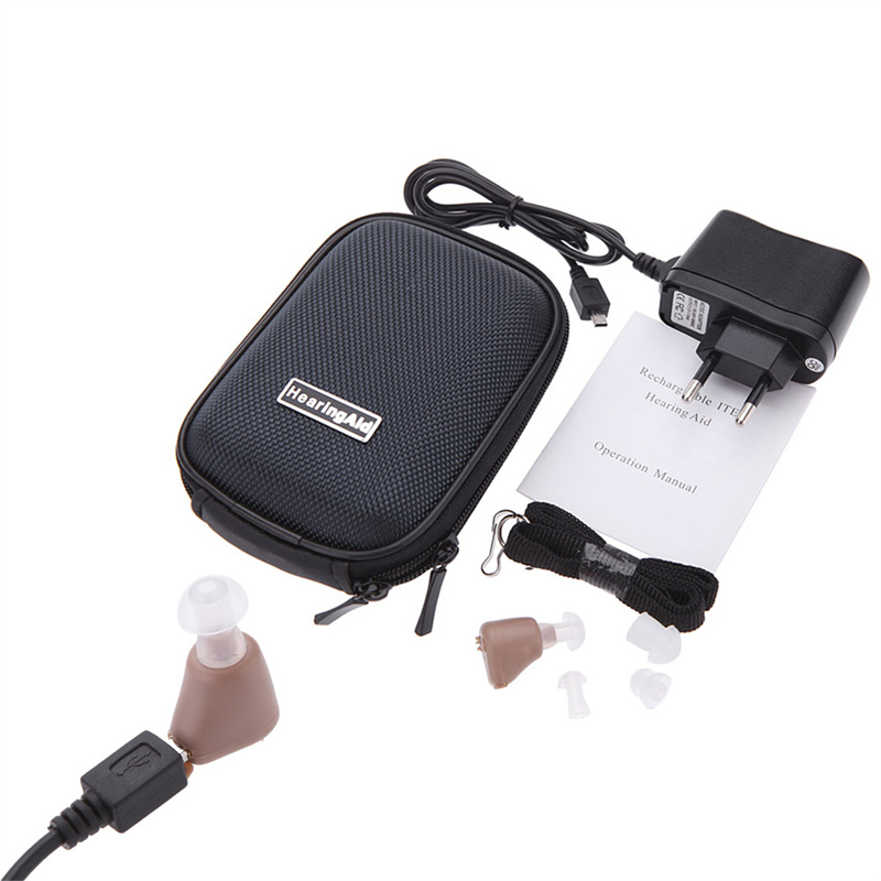 2022 New Arrivals Hearing Aids Rechargeable Mini Hearing Aid Sound Amplifier Invisible Hear Clear For The Elderly Deaf Ear Care Tools