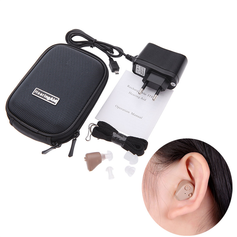 2022 New Arrivals Hearing Aids Rechargeable Mini Hearing Aid Sound Amplifier Invisible Hear Clear For The Elderly Deaf Ear Care Tools