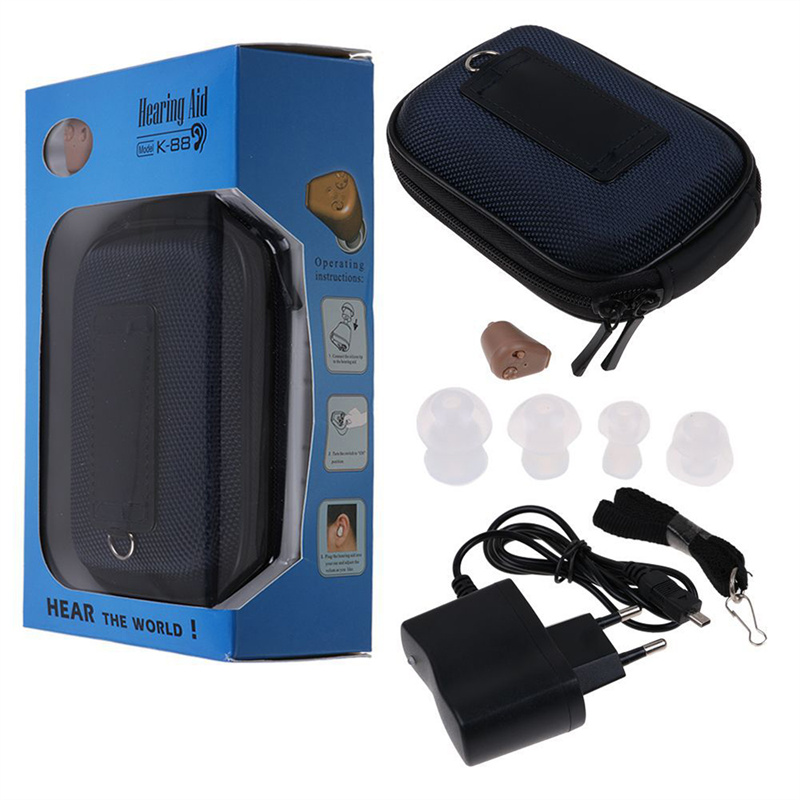 2022 New Arrivals Hearing Aids Rechargeable Mini Hearing Aid Sound Amplifier Invisible Hear Clear For The Elderly Deaf Ear Care Tools