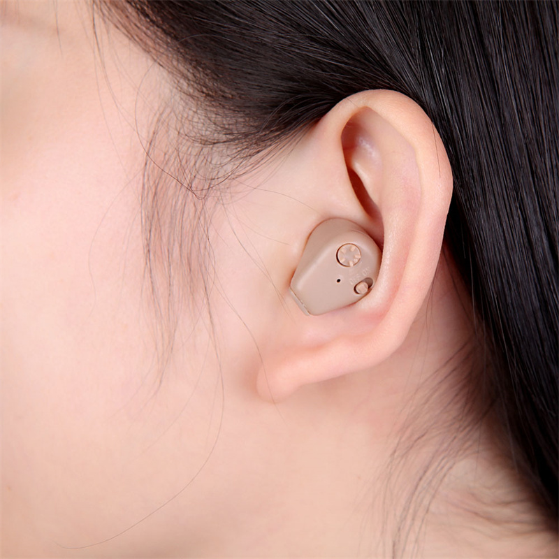 2022 New Arrivals Hearing Aids Rechargeable Mini Hearing Aid Sound Amplifier Invisible Hear Clear For The Elderly Deaf Ear Care Tools