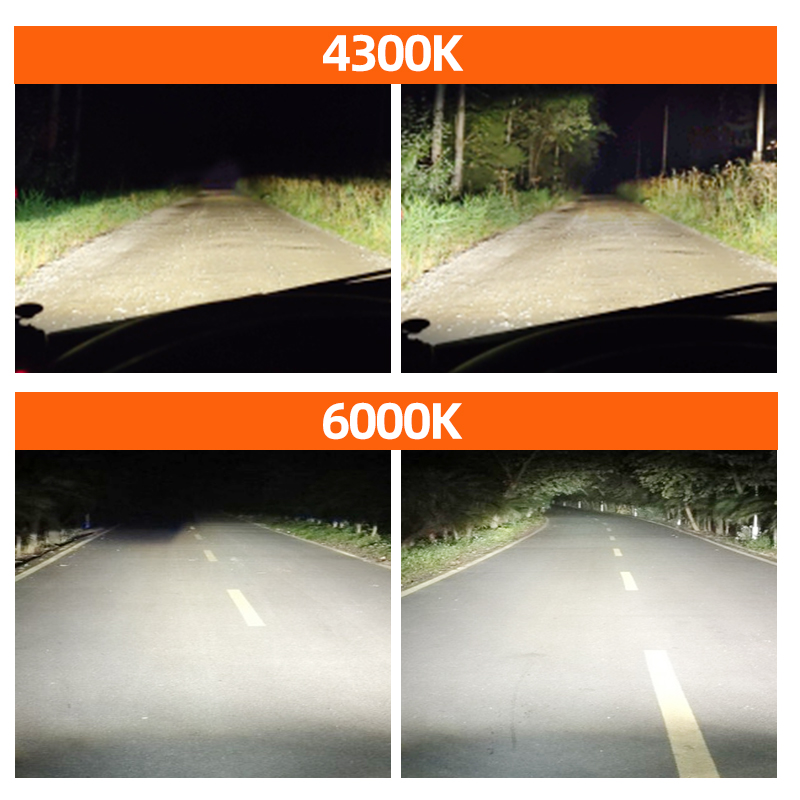 T50 H7 LED H4 White 6000K 130W 32000Lm Auto Led Lamp Light For Car H4 H7 H11 HB3 9005 HB4 9006 9012 Turbo Led Headlight Bulb K5C