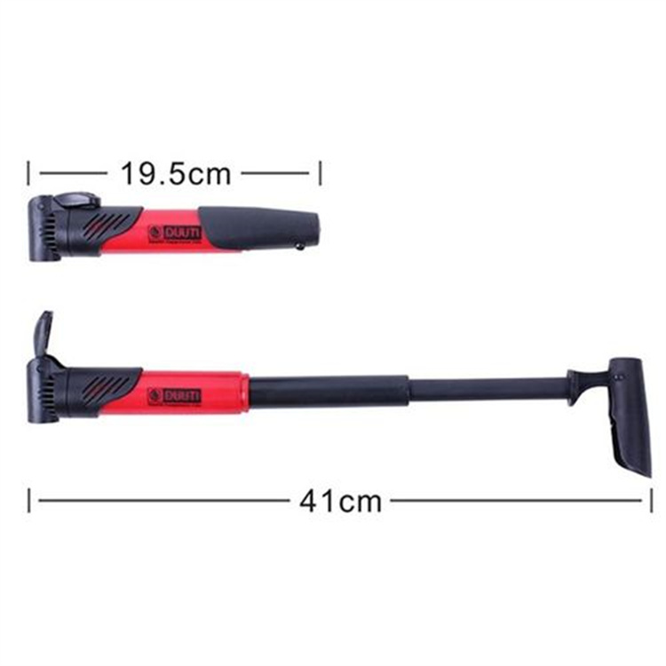 DUUTI Mini Portable High Strength Plastic Bicycle Air Pump Bike Tire Inflator Super Light Accessories MTB Road Bike Cycling Pump