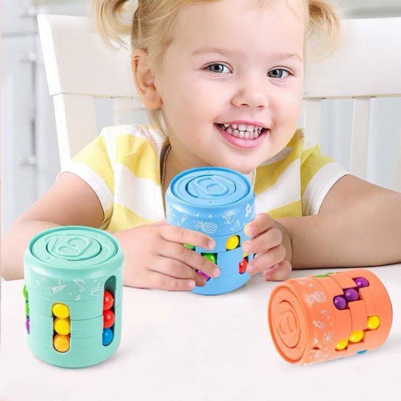 2022 Decompression Rotating Magic Bean Cube Toy Rotating Magic Bean Improves Children's Thinking Ability