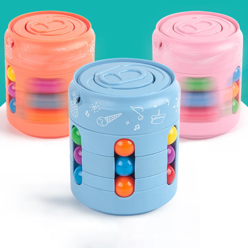 2022 Decompression Rotating Magic Bean Cube Toy Rotating Magic Bean Improves Children's Thinking Ability