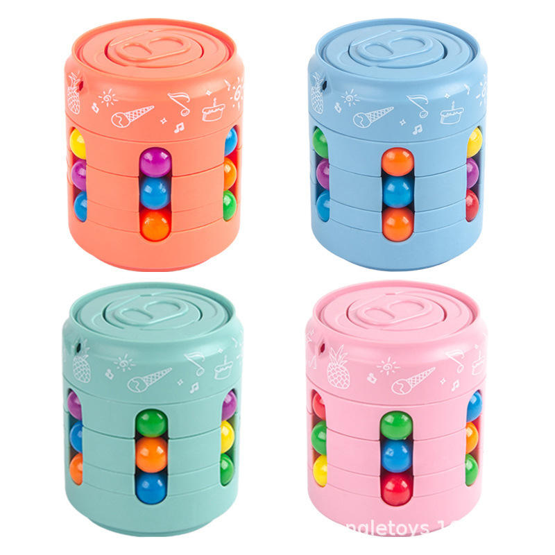 2022 Decompression Rotating Magic Bean Cube Toy Rotating Magic Bean Improves Children's Thinking Ability