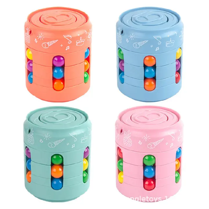 2022 Decompression Rotating Magic Bean Cube Toy Rotating Magic Bean Improves Children's Thinking Ability
