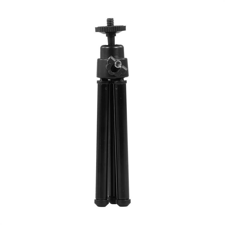 Portable Webcam Tripod Lightweight Mini Webcam Tripod for Smartphone Webcam Desktop Tripod Phone Holder Table Stand Metal Legs Table Tripod