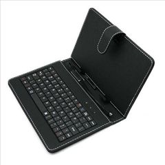 Original PU Keyboard Case for 10 inch Folding Android Tablet PC Leather Case with Stand USB Type C For Android Samsung Tablet Black / Type C port 10 inch