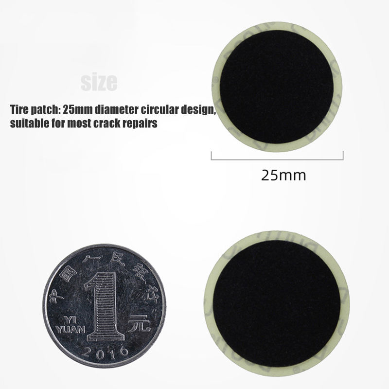 Bicycle Rubber Tire Repair Patch Kit Mountain Glueless Bike Tire Patch  Bicycle inner tube repairs