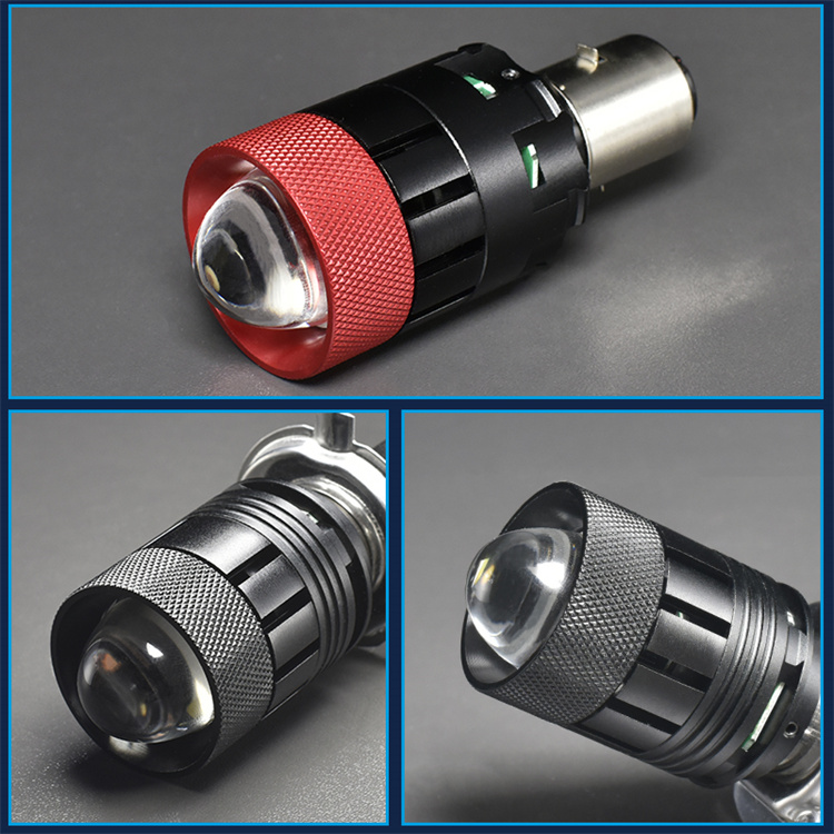 G12 H4 P43T Ba20d Bi-LED Motorcycle Bulb 32000Lm Dual Color Projector Lens Hi/Lo Light H6 HS1 Led Motorcycle Headlight 30W/pc