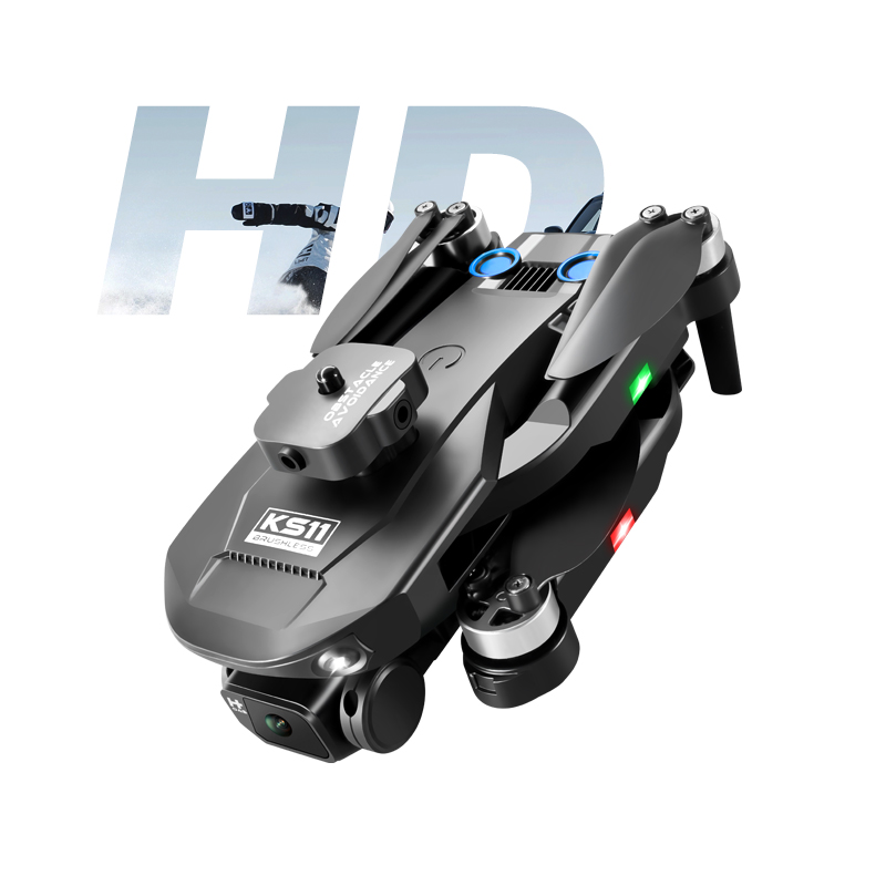 New LS KS11 Mini Drone 1080p Professional HD Camera Obstacle Avoidance Optical Flow Brushless RC Dron Quadcopter