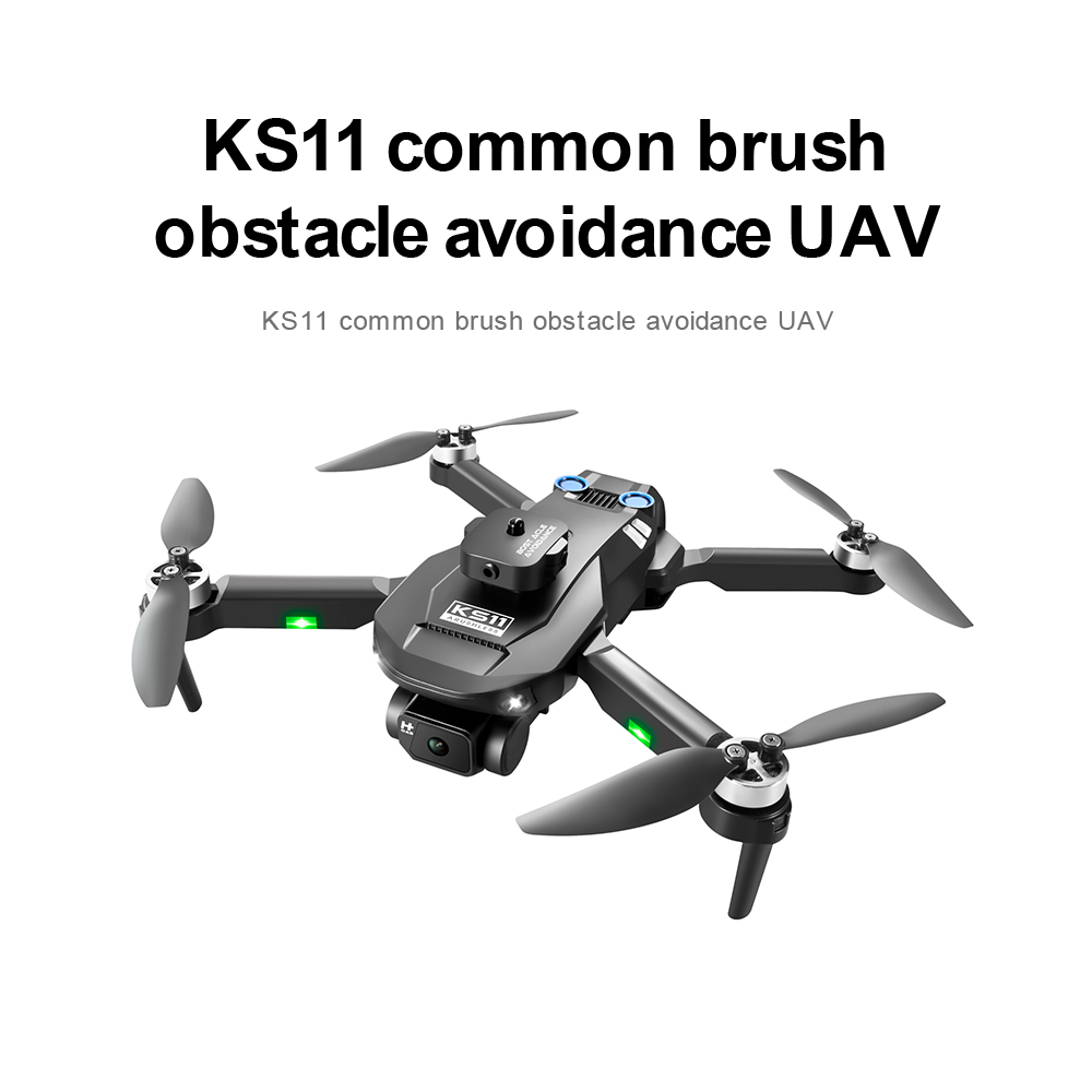New LS KS11 Mini Drone 1080p Professional HD Camera Obstacle Avoidance Optical Flow Brushless RC Dron Quadcopter