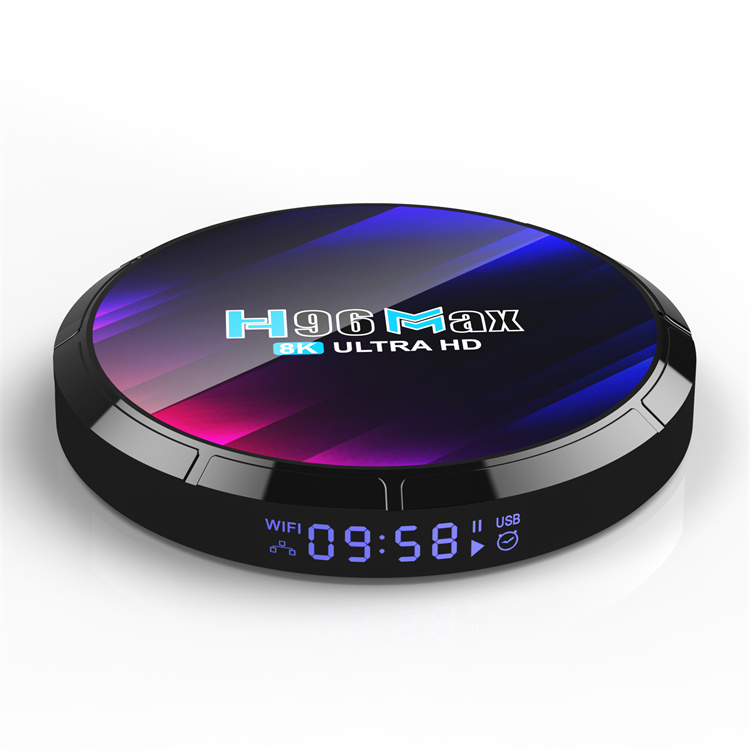 Android 13.0 H96 MAX RK3528 Quad Core Rockchip Wifi6 8K 2GB 4GB 16GB 32GB 64GB 100M LAN Dual Wifi 2.4G 5G BT5.0 Smart TV Box