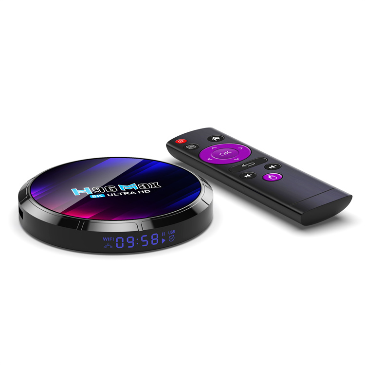 Android 13.0 H96 MAX RK3528 Quad Core Rockchip Wifi6 8K 2GB 4GB 16GB 32GB 64GB 100M LAN Dual Wifi 2.4G 5G BT5.0 Smart TV Box