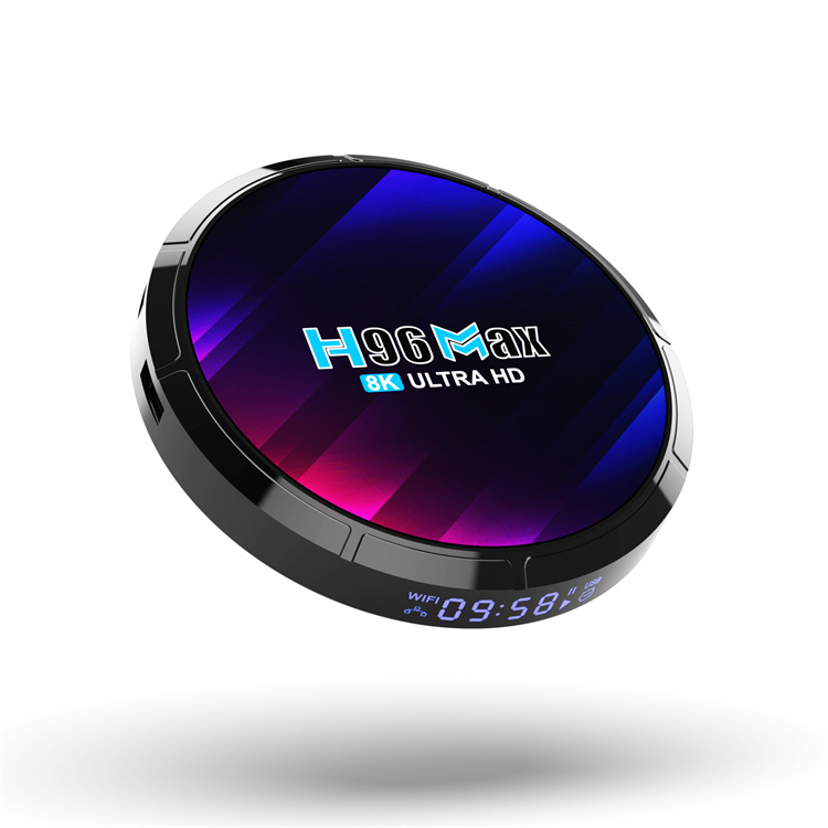 Android 13.0 H96 MAX RK3528 Quad Core Rockchip Wifi6 8K 2GB 4GB 16GB 32GB 64GB 100M LAN Dual Wifi 2.4G 5G BT5.0 Smart TV Box