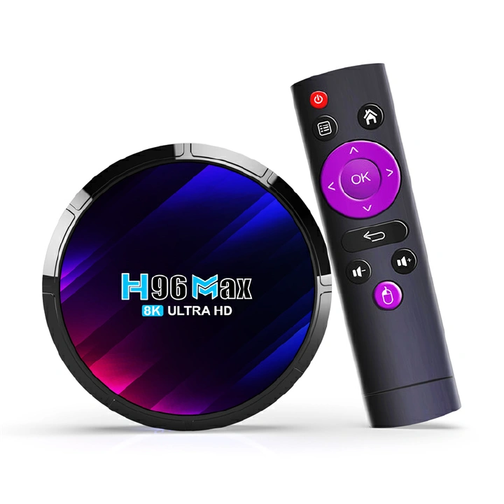 Android 13.0 H96 MAX RK3528 Quad Core Rockchip Wifi6 8K 2GB 4GB 16GB 32GB 64GB 100M LAN Dual Wifi 2.4G 5G BT5.0 Smart TV Box