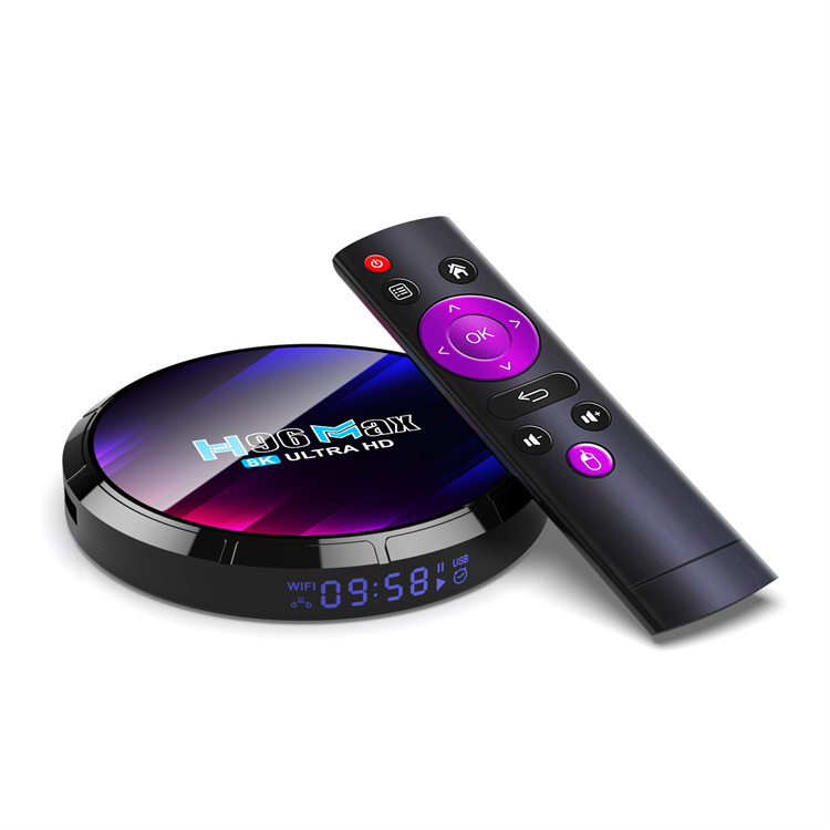Android 13.0 H96 MAX RK3528 Quad Core Rockchip Wifi6 8K 2GB 4GB 16GB 32GB 64GB 100M LAN Dual Wifi 2.4G 5G BT5.0 Smart TV Box