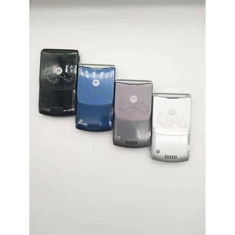 Motorola RAZR V3i GSM MP3 Quad Band Flip Cellphone Original Unlocked Old Simple Mobile Phones
