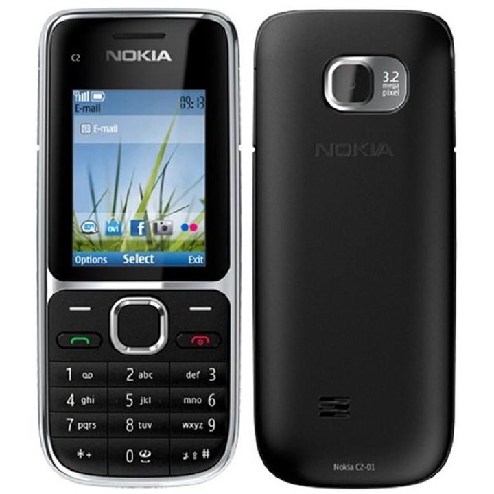 Nokia C2-01 Original Simple Cheap Bar Unlocked GSM Mobile Cell Phone 2" 3.15MP Camera FM radio GSM UMTS 3G