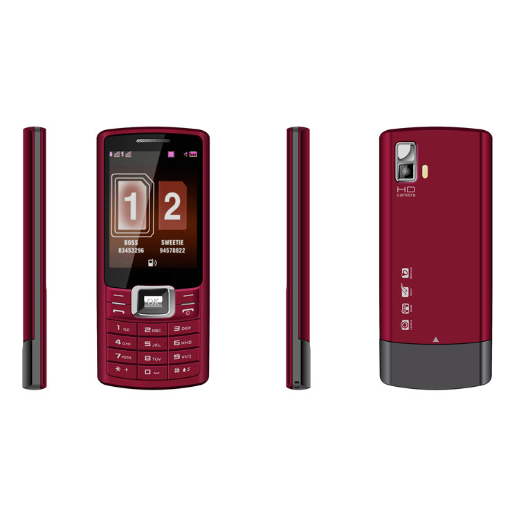 2G GSM feature keypad Mobile phone SAMSUNG C5212+ FM PLUS second hand cellphone 32MB Ram 32MB Rom  Unlocked