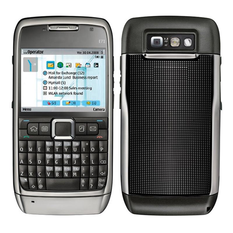 Nokia E71 3G Mobile Phones 2.36" Wifi GPS 3.15MP Cellphone Symbian OS Qwerty Keyboard Unlocked phone