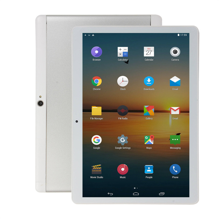 2025 New arrival tablet android ipad HD 10.1 inch IPS android tablets 6+64G Dual SIM 4G app pad with earphone install zoom google classroom sim toolkit app