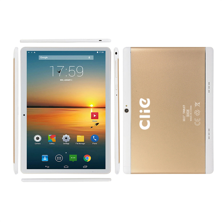 2025 New arrival tablet android ipad HD 10.1 inch IPS android tablets 6+64G Dual SIM 4G app pad with earphone install zoom google classroom sim toolkit app