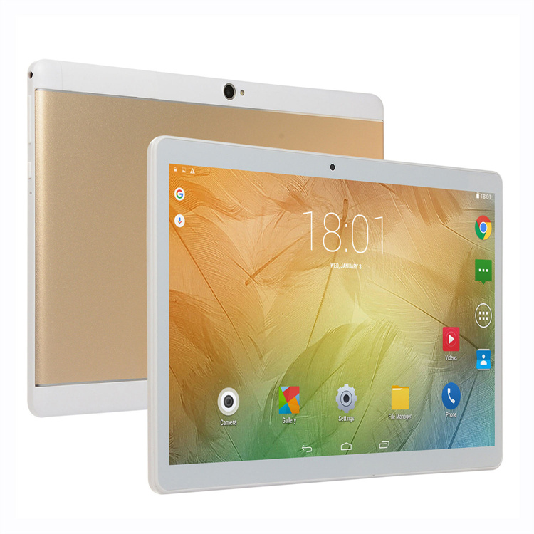 2025 New arrival tablet android ipad HD 10.1 inch IPS android tablets 6+64G Dual SIM 4G app pad with earphone install zoom google classroom sim toolkit app