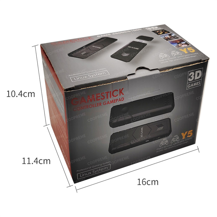 Y5 Retro Game Console 4K HD Video Game Console 2.4G Dual Wireless Controller Gaming Stick Classic TV Game Console