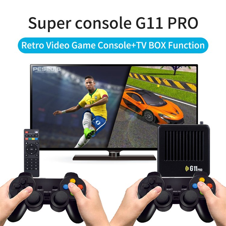 TV box portable game console G11 pro dual system android 9.0 wireless PSP war god super arcade video game consoles