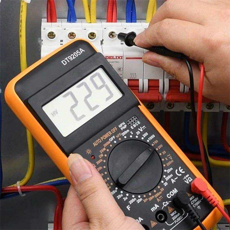 20A Ammeter Voltage Ohmmeter Tester Overload Protection Digital Handheld Multimeter