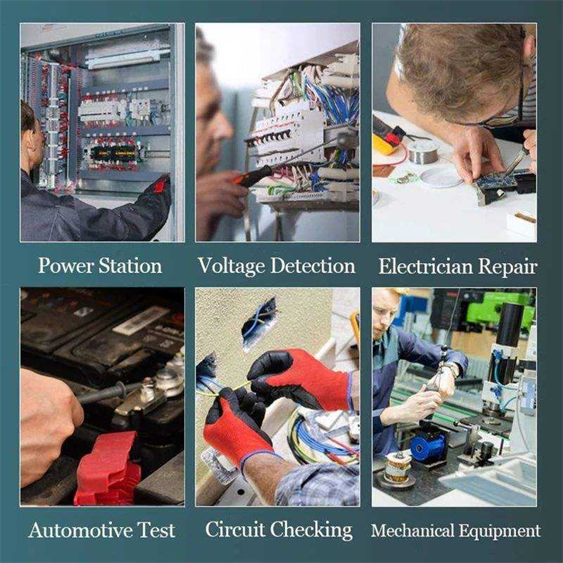 20A Ammeter Voltage Ohmmeter Tester Overload Protection Digital Handheld Multimeter