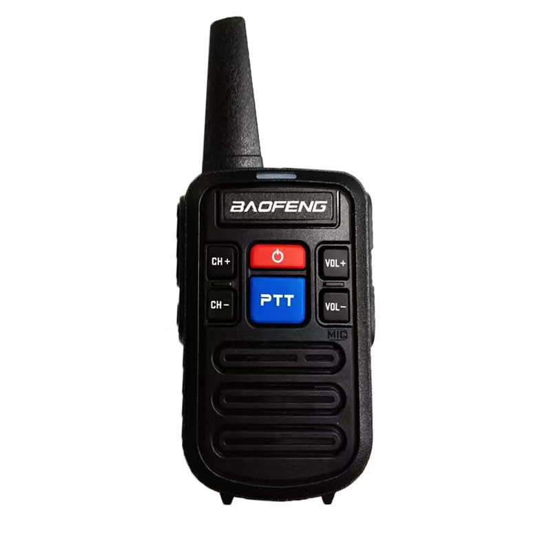 Long Distance Mini Handheld 2 Way Radios Walkie Talkies Baofeng BF C50 UHF 16 Channel UHF 400-480MHz Walkie talkie with earphones 2 pcs