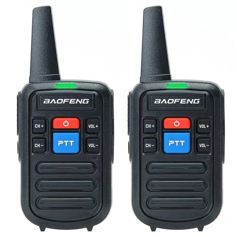 Long Distance Mini Handheld 2 Way Radios Walkie Talkies Baofeng BF C50 UHF 16 Channel UHF 400-480MHz Walkie talkie with earphones 2 pcs
