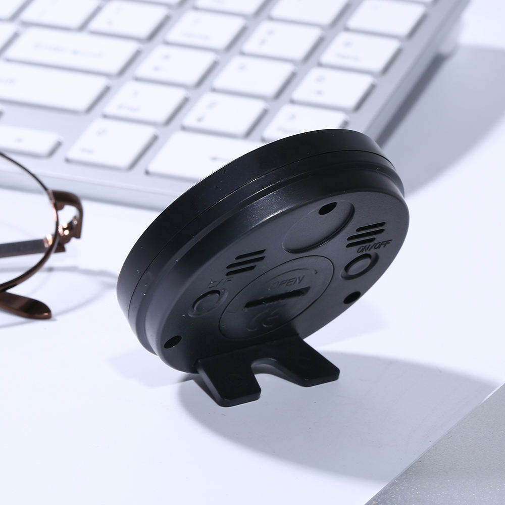 Circular Electronic Mini Fridge Magnetic Indoor Max Min Large LCD Digital Thermometer Hygrometer