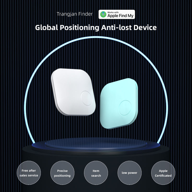 Anti-lost GPS Device Micflip Finder locator Micro Locking bag Tracker with Key Chains  Smart Super Slim Find My Tag AirTag Tracker Locator Finder for Wallet Card Tracking Device Bags Car Dogs