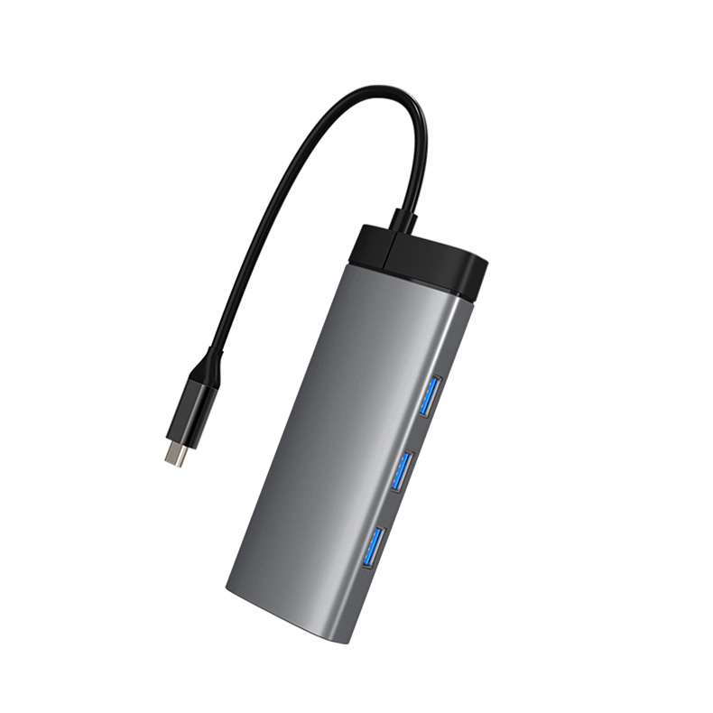 2023 New Arrival Multiport Adapter USB Hub for iPad Pro Dell XPS Laptop PD USB C Type C To 4K HDMl Multi Docking Station 5 In 1